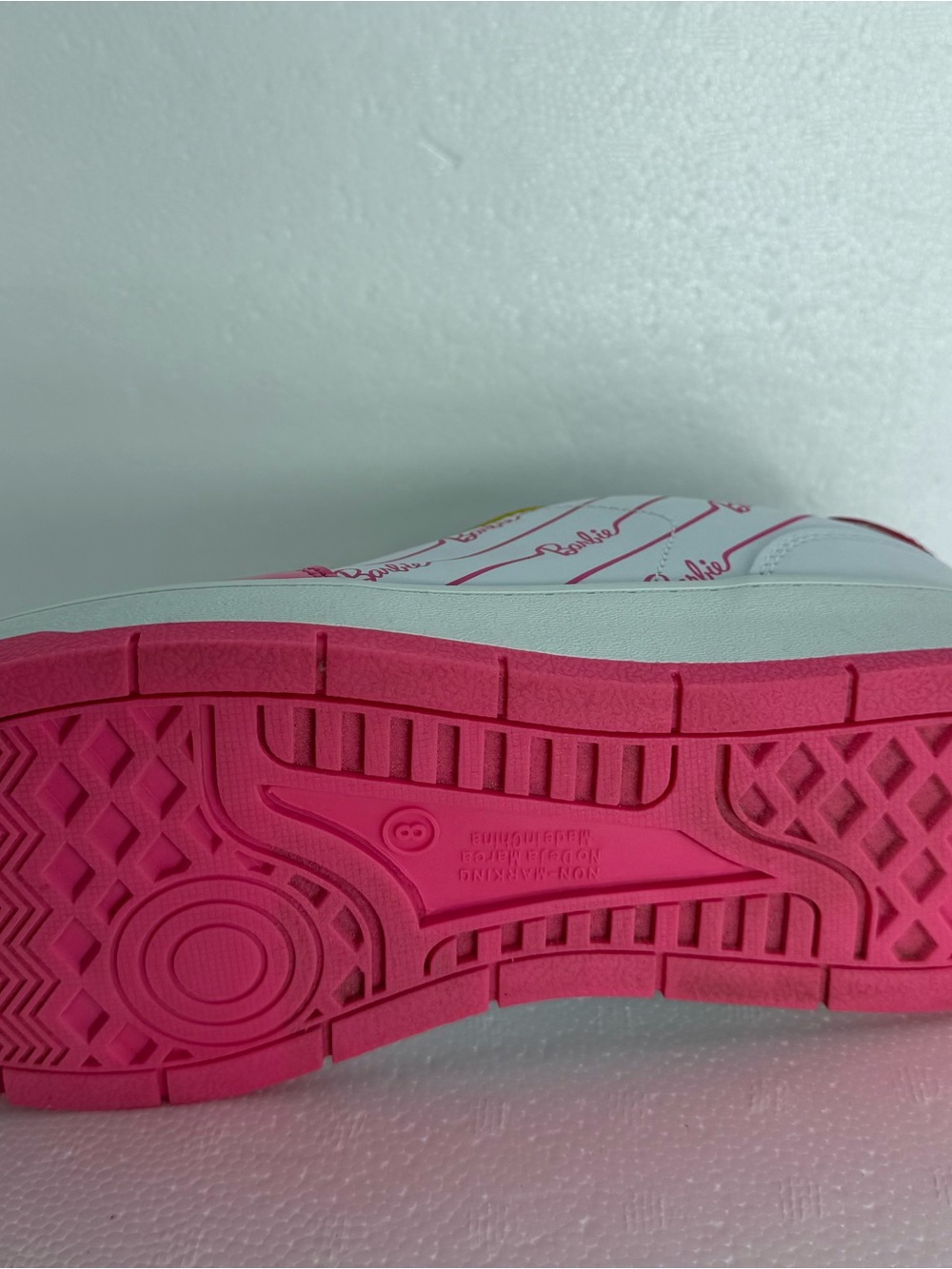 Barbie Logo Pink & Yellow Sneakers - Picture 7 of 13